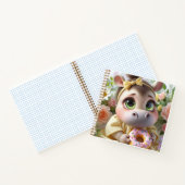 Hippo with a Donut, by Natasha Us   ノートブック (内部)