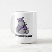Hippoboepotamusのマグ コーヒーマグカップ (正面左)