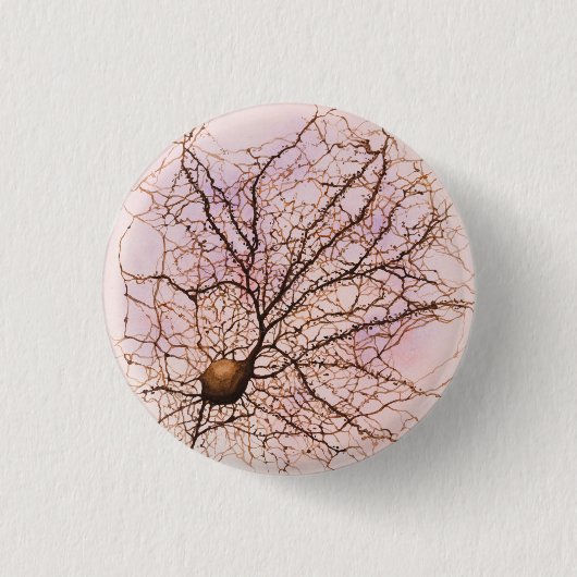 Hippocampalニューロン-ボタン及びPin 缶バッジ (正面)