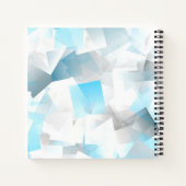 Hippocampus (アイスブルー抽象芸術)ノートブック ノートブック (裏面)
