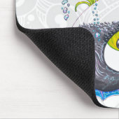 Hippocampus (スカル)グレーハート マウスパッド (コーナー)