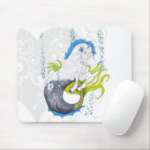 Hippocampus (スカル)グレーハート マウスパッド (マウス)