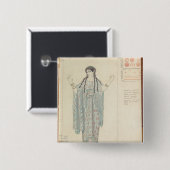 Hippolytusのための侍女の衣裳のデザイン 缶バッジ (正面&裏面)