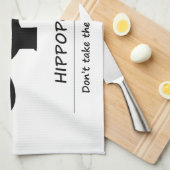 Hippopotamus (カバ) キッチンタオル (四つ折り)