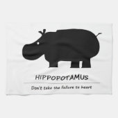 Hippopotamus (カバ) キッチンタオル (横)