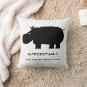 Hippopotamus (カバ) クッション (ブランケット)