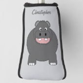 Hippopotamus Design ゴルフヘッドカバー (回転90)