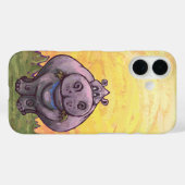 Hippopotamus Electronics Case-Mate iPhoneケース (裏面 (横))