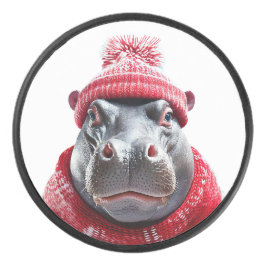 Hippopotamus Scarf and Beany  アイスホッケーパック