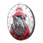 Hippopotamus Scarf and Beany  ダーツボード (正面右)