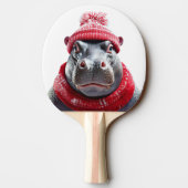 Hippopotamus Scarf and Beany  卓球ラケット (裏面)