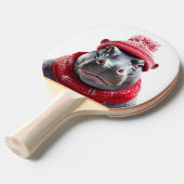 Hippopotamus Scarf and Beany  卓球ラケット (正面アングル)