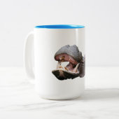 Hippopotamus Two-Tone Mug ツートーンマグカップ (正面左)
