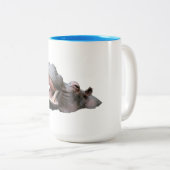 Hippopotamus Two-Tone Mug ツートーンマグカップ (正面右)