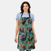 Hippos at 遊: A Pond Paradise エプロン (着用した状態)