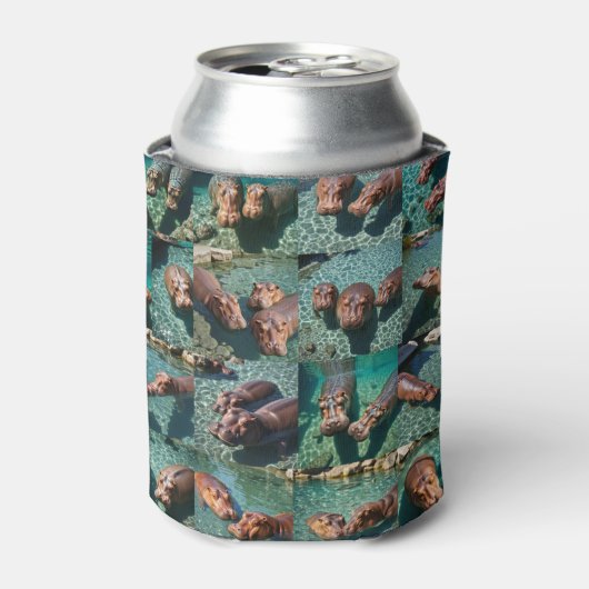 Hippos at 遊: A Pond Paradise 缶クーラー (缶正面)