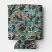 Hippos at 遊: A Pond Paradise 缶クーラー (裏面)