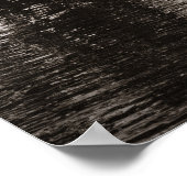 Hippos Resting in Water Black and White Wildlife ポスター (角)