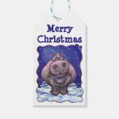 Hippotamusクリスマスギフトタグ ギフトタグ (正面)