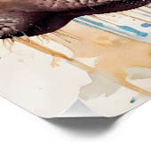 Hippotamus no 1光沢ポスター ポスター (コーナー)