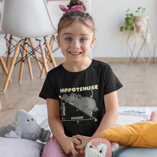 Hippotenuse  Cute Math Hippopotamus For Children Tシャツ