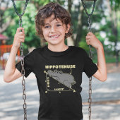 Hippotenuse Cute Math Hippopotamus For Children Tシャツ
