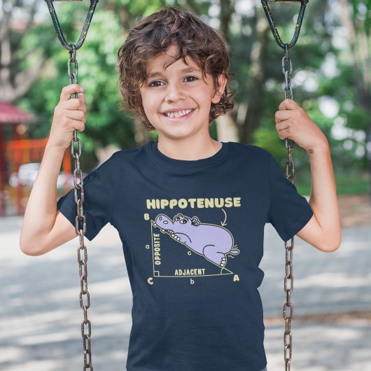 Hippotenuse Lindo Hipopotamo Matematico Para Niños Tシャツ