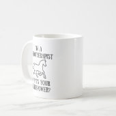 Hippotherapyの馬のウマ科のなセラピーのマグ コーヒーマグカップ (正面左)