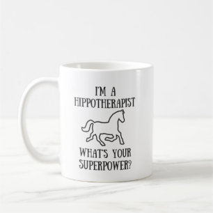 Hippotherapyの馬のウマ科のなセラピーのマグ コーヒーマグカップ