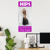 HIPS Sign Replica Poster ポスター (ホームオフィス)