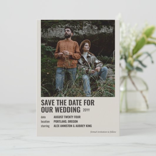 Hipster映画のポスター写真Save the Date セーブザデート (スタンド正面)