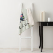 Hipster Bunny Boy Baby Shower Gift シェルパブランケット (インサイチュ)