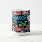 Hipster Elf DJ  コーヒーマグカップ (中央)