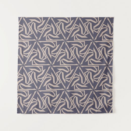Hipster pattern with polygonal elements. Triangles タペストリー (正面)