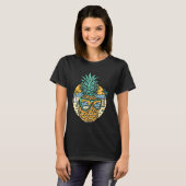 Hipster Pineapple Love Motivation  Love Pineapple  Tシャツ (正面フル)