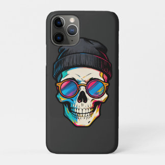 Hipster Skully iPhone 11 Proケース