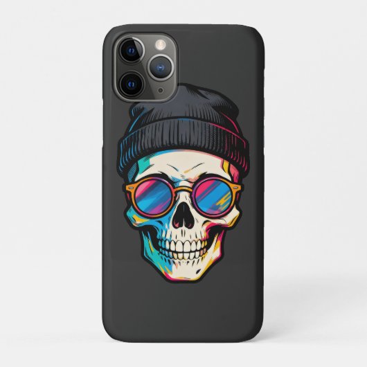 Hipster Skully Case-Mate iPhoneケース (裏)