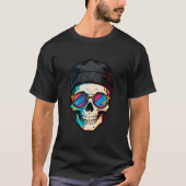 Hipster Skully Tシャツ (正面)