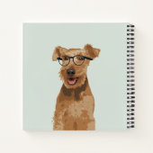 Hipster Welsh Terrier Notebook for愛犬家 ノートブック (裏面)