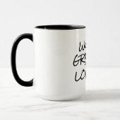 Hipster world's greatest lover cute funny coffee マグカップ (左)