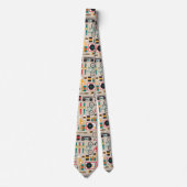 Hipsterrificのヒップスターの事パターン(Cinereous) ネクタイ (正面)