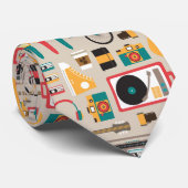 Hipsterrificのヒップスターの事パターン(Cinereous) ネクタイ (ロール)