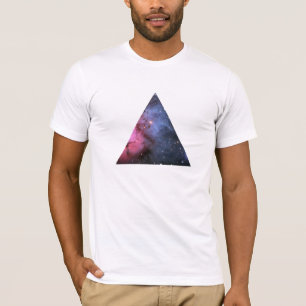 Hipstrの星雲の三角形のTシャツのヒップスター Tシャツ