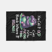 Hipyou Call It Ocd I Call It Put The Foring Thing  フリースブランケット (正面(横))