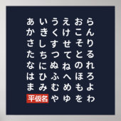 Hiragana ポスター (正面)