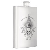 Hiram Abiffのフリーメーソン会員のフラスコ フラスク (右)