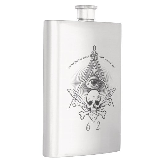 Hiram Abiffのフリーメーソン会員のフラスコ フラスク (右)