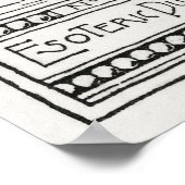 Hiram Erastus ButlerによるEsoteric ポスター (角)