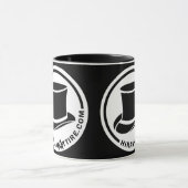 HiramAttire 11ozの信号器のコーヒー・マグ マグカップ (中央)