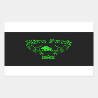 Hire Park BMX Rectangleステッカー 長方形シール